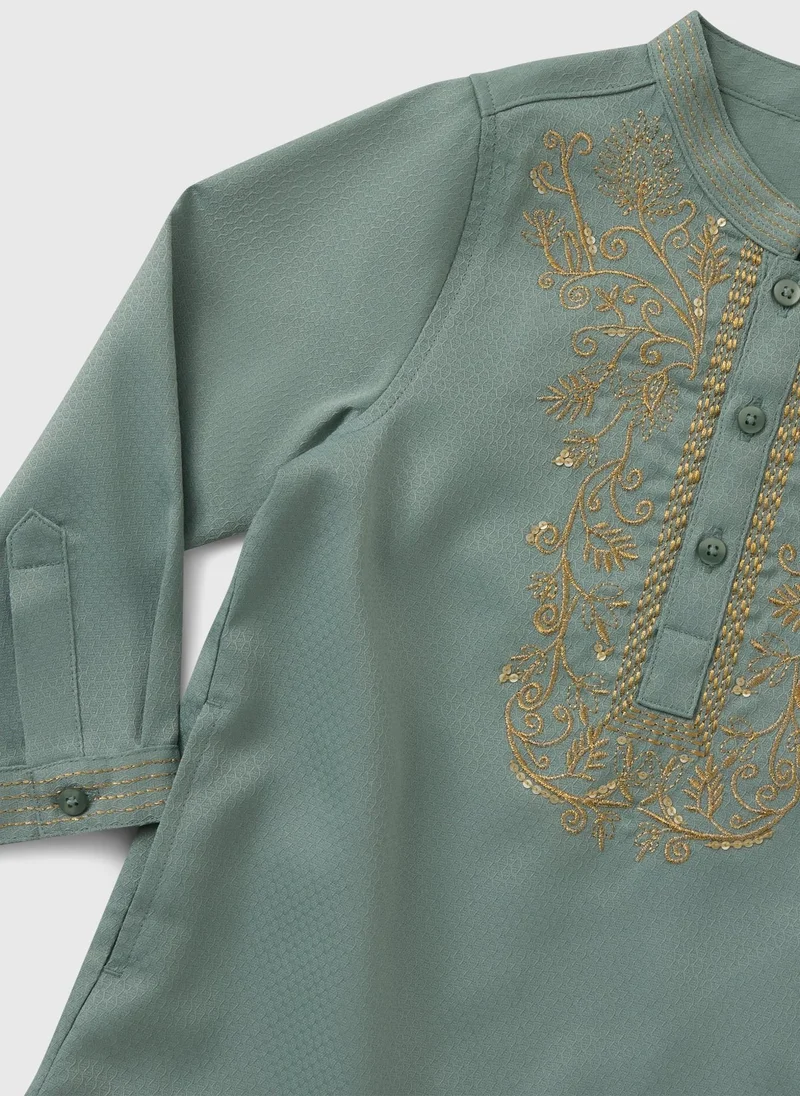 ماتلان Boys Sage Kurta Shirt